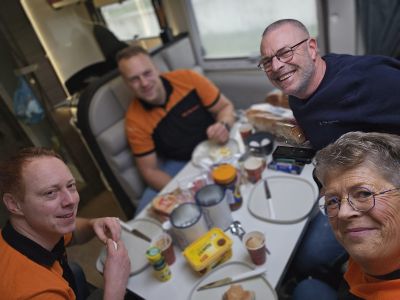 Jordi, Dion, Ricardo, Anja
